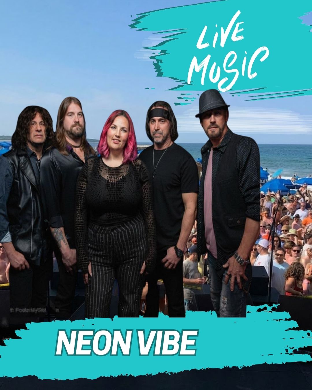 Neon Vibe Party Band live at Ballard's